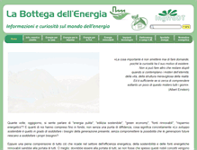 Tablet Screenshot of bottegaenergia.com